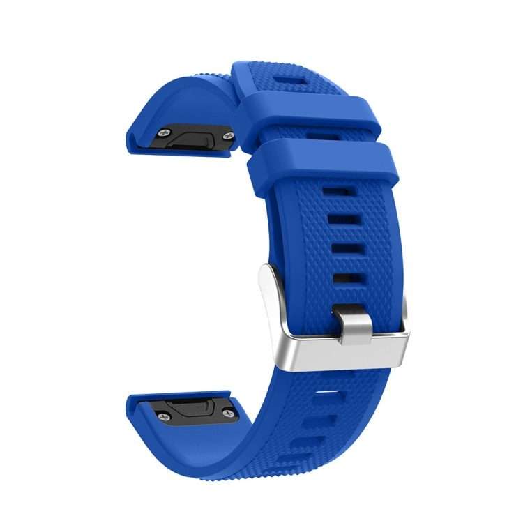 For Garmin Fenix 5 Silicone Watch Band(Sapphire)
