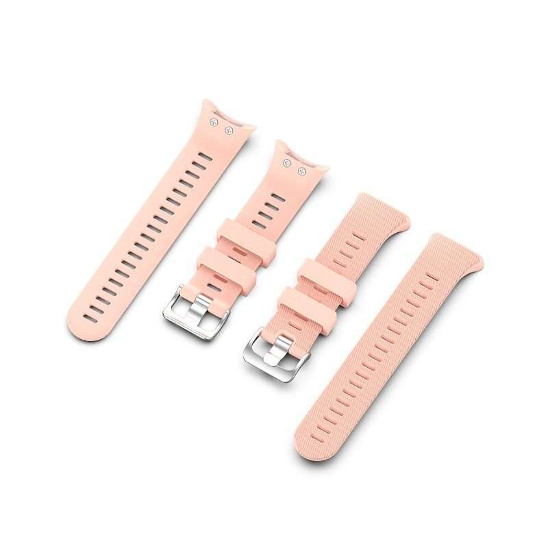For Garmin Swim 2 Silicone Watch Band(Light Pink)