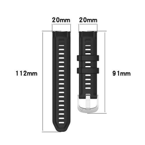 For Garmin Instinct 2S Silicone Watch Band(Wine Red)