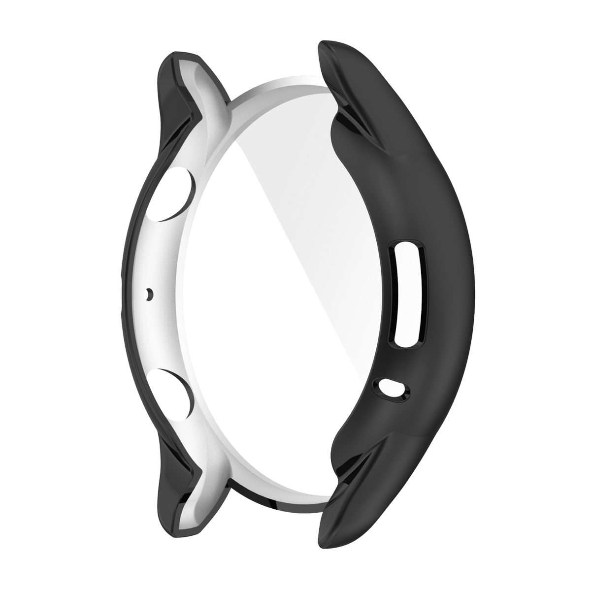 For Amazfit GTR 3 / GTR 3 Pro Full Coverage TPU Watch Case(Electroplating Black)