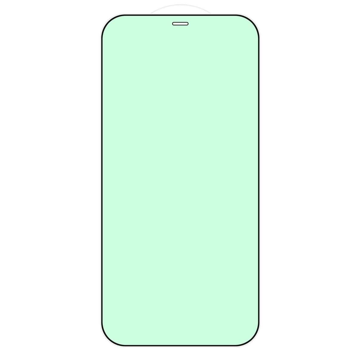 For iPhone 12 Pro Max 25pcs Green Light Eye Protection Tempered Glass Film