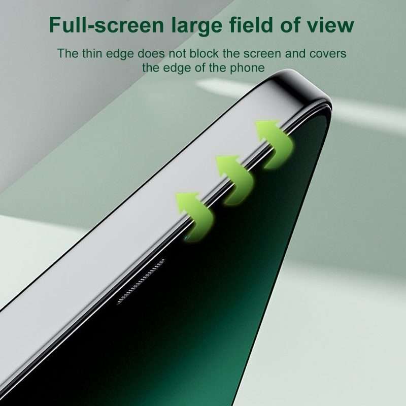 For iPhone 12 Pro Max 25pcs Green Light Eye Protection Tempered Glass Film