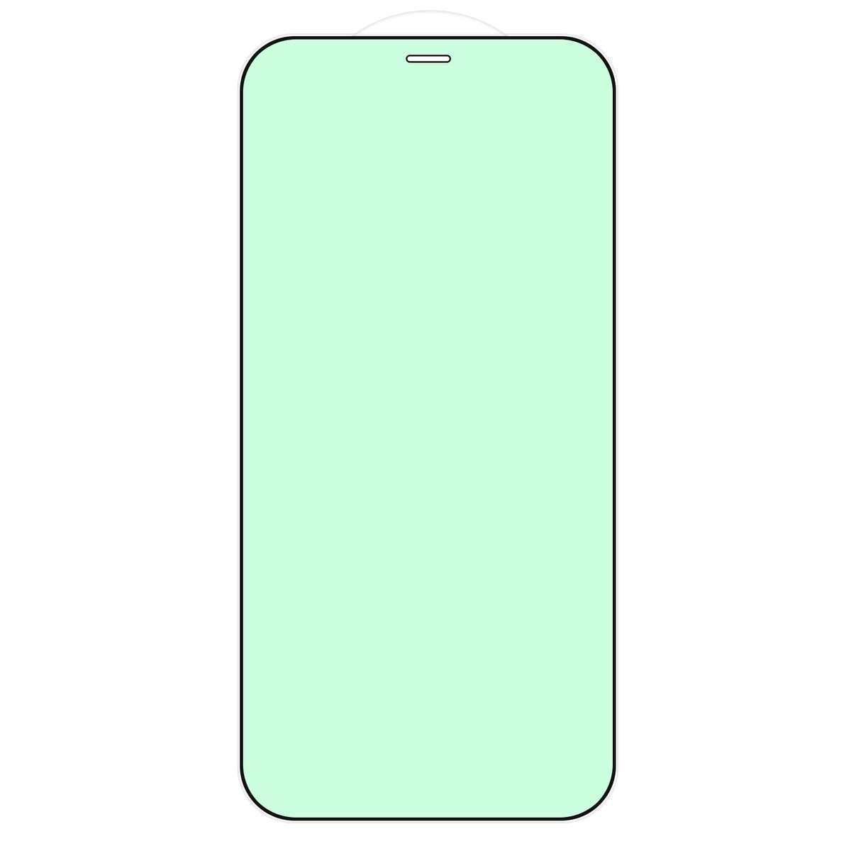 For iPhone 12 / 12 Pro 25pcs Green Light Eye Protection Tempered Glass Film