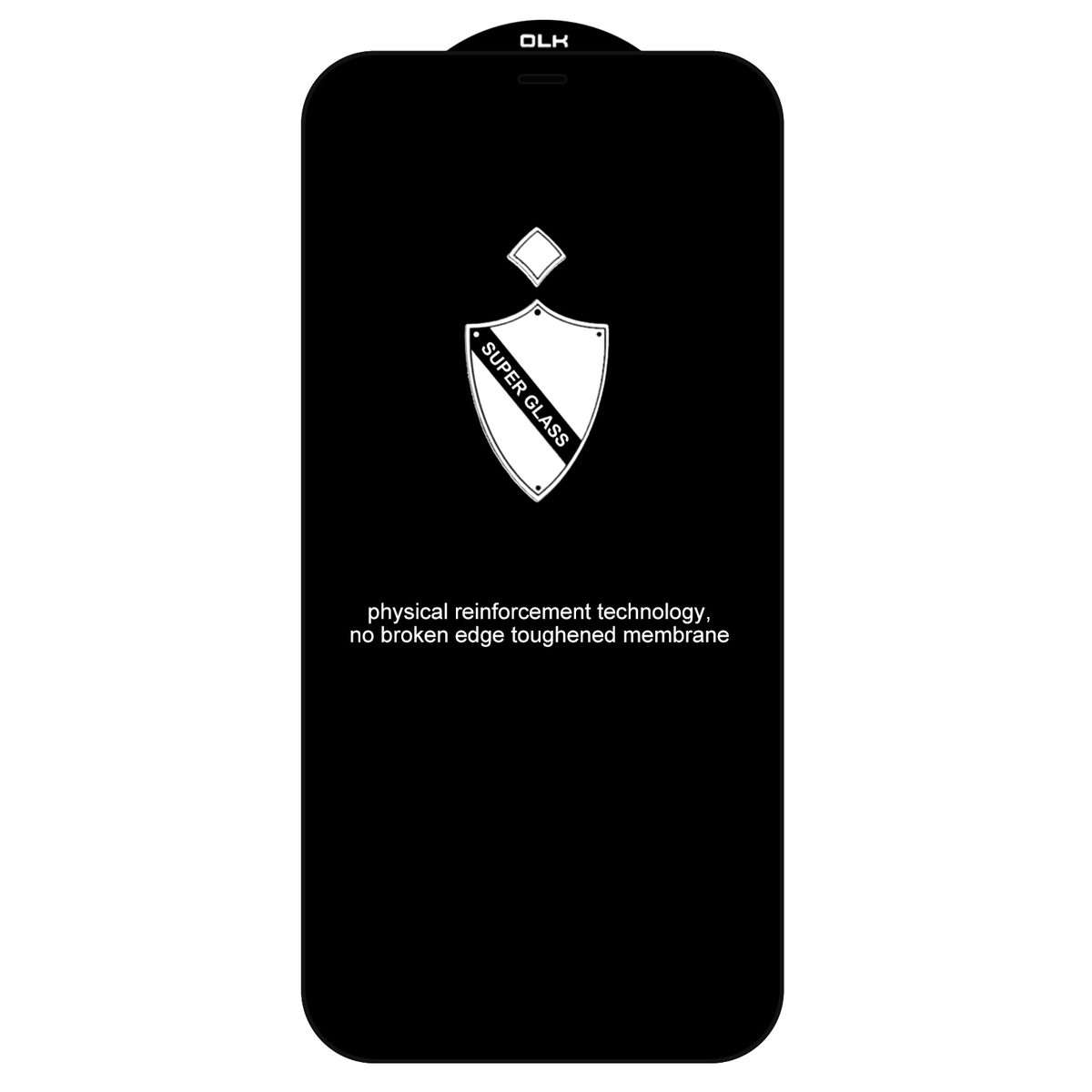 For iPhone 12 Pro Max 25pcs Shield Arc Tempered Glass Film