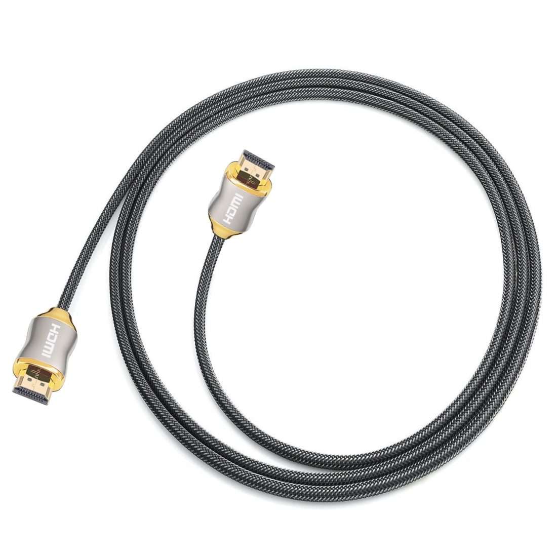 For HDMI 2.1 1m HD 8K PS4 Cable 4K2K 144Hz Projector Notebook Set-Top Box Cable(Golden)