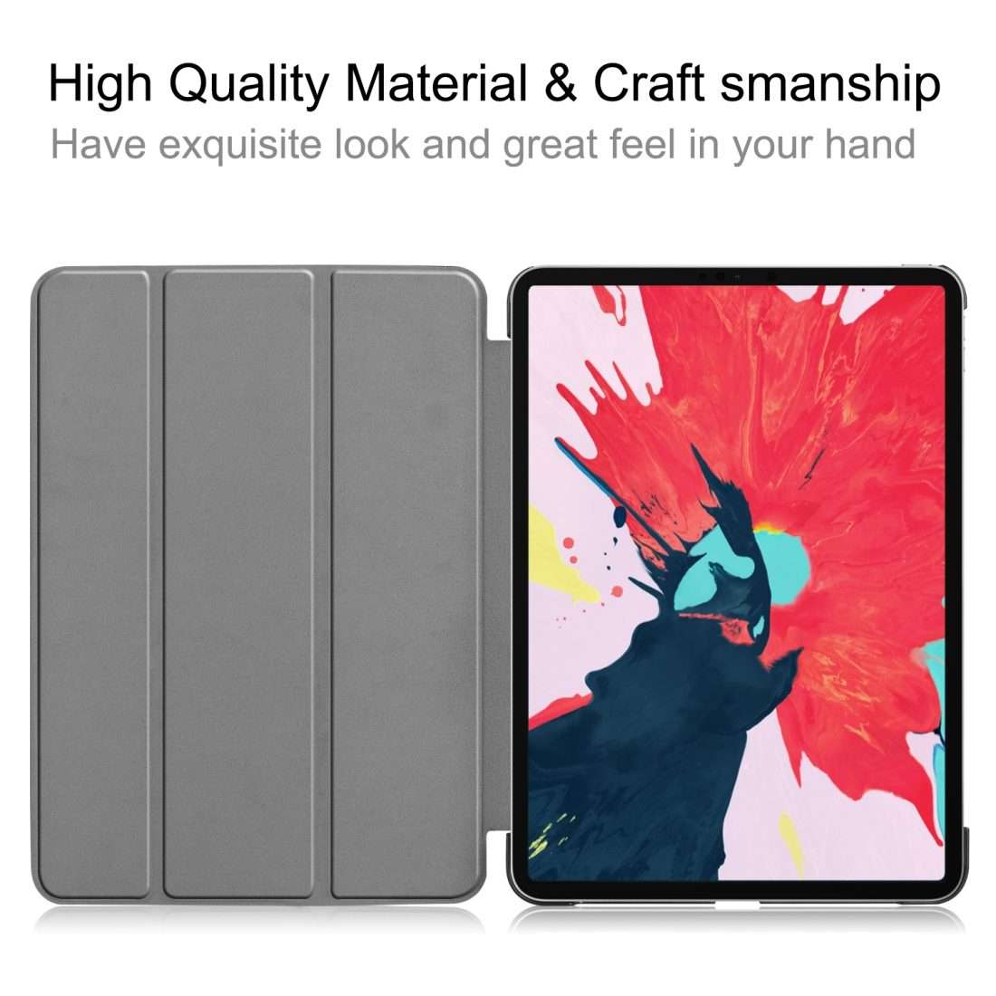 For iPad Pro 11 inch 2020 Custer Texture Smart PU Leather Tablet Case with Sleep / Wake ... (Blue)