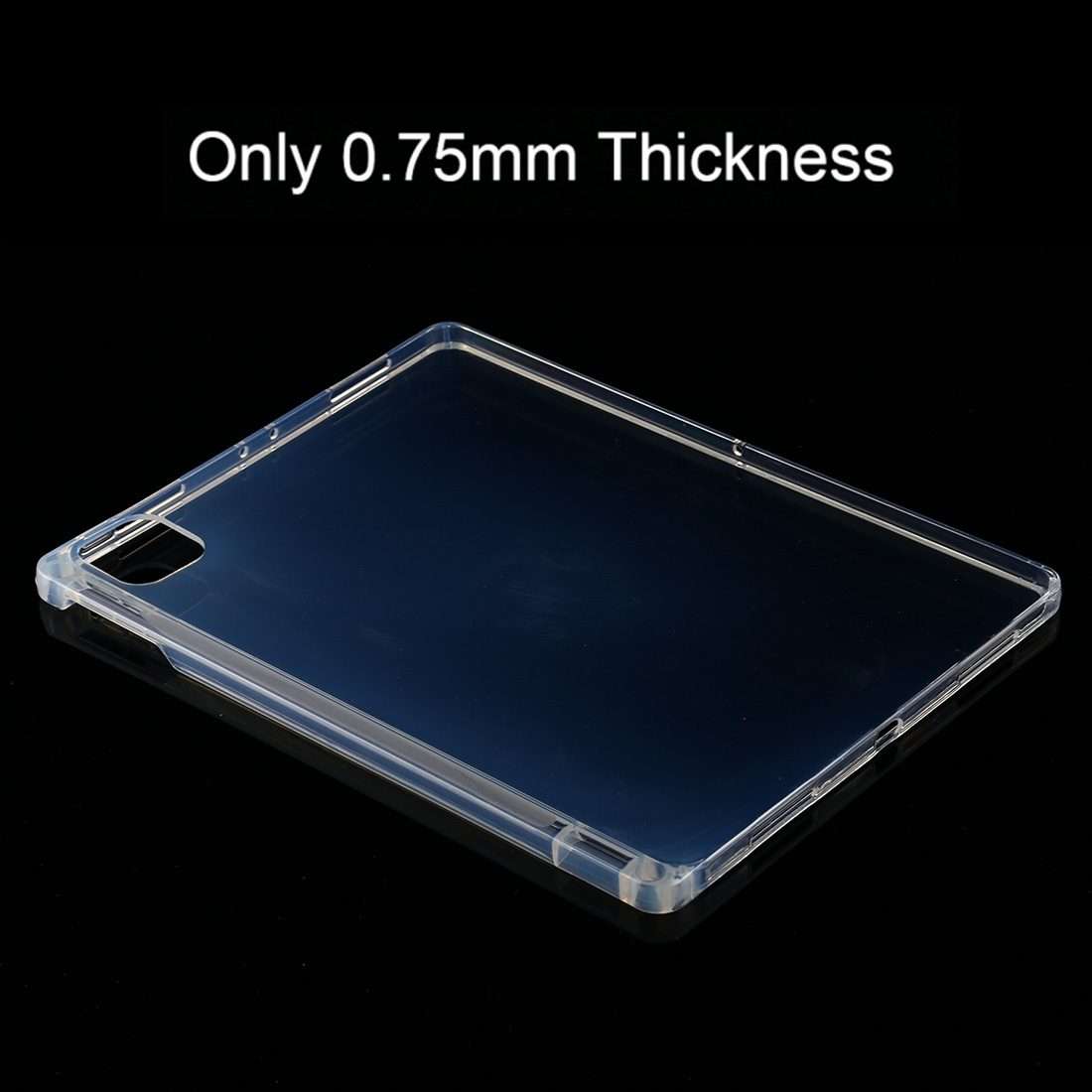 For iPad Pro 11 2022 / 2021 / 2020 0.75mm Transparent TPU Protective Tablet Case with Pen Slot