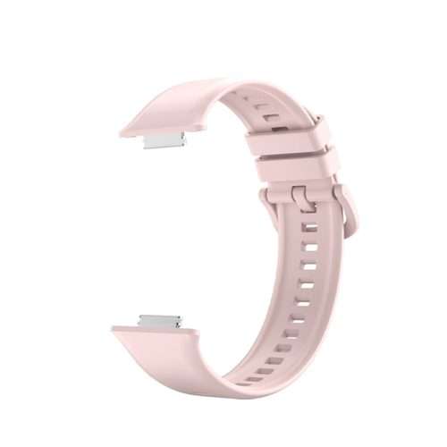 For Huawei Watch Fit 2 Solid Color Silicone Watch Band(Pink)