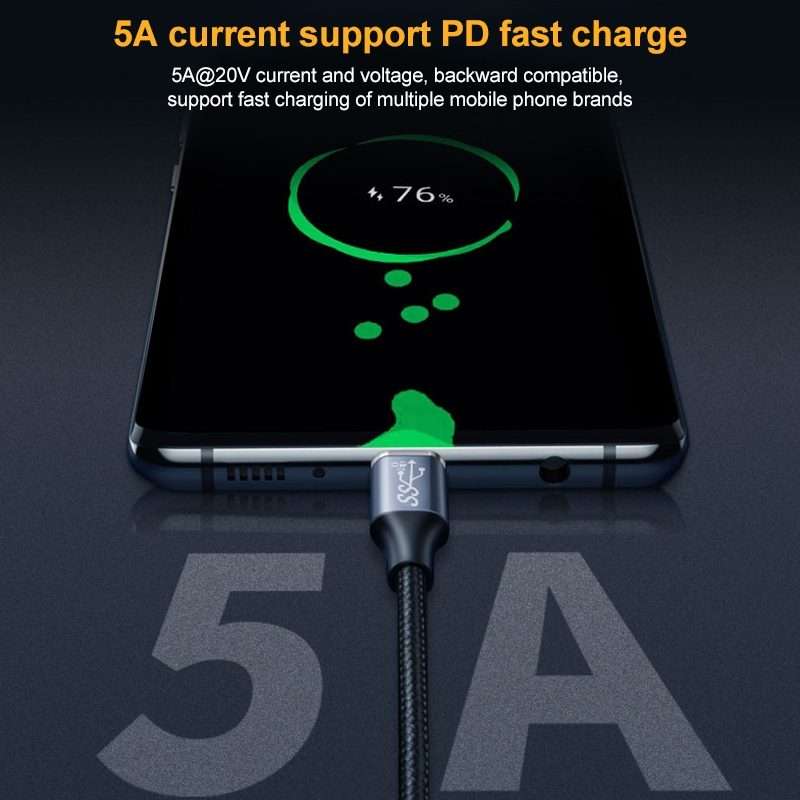 1m 10Gbps USB-C / Type-C Male to Male Charging Data Transmission Cable