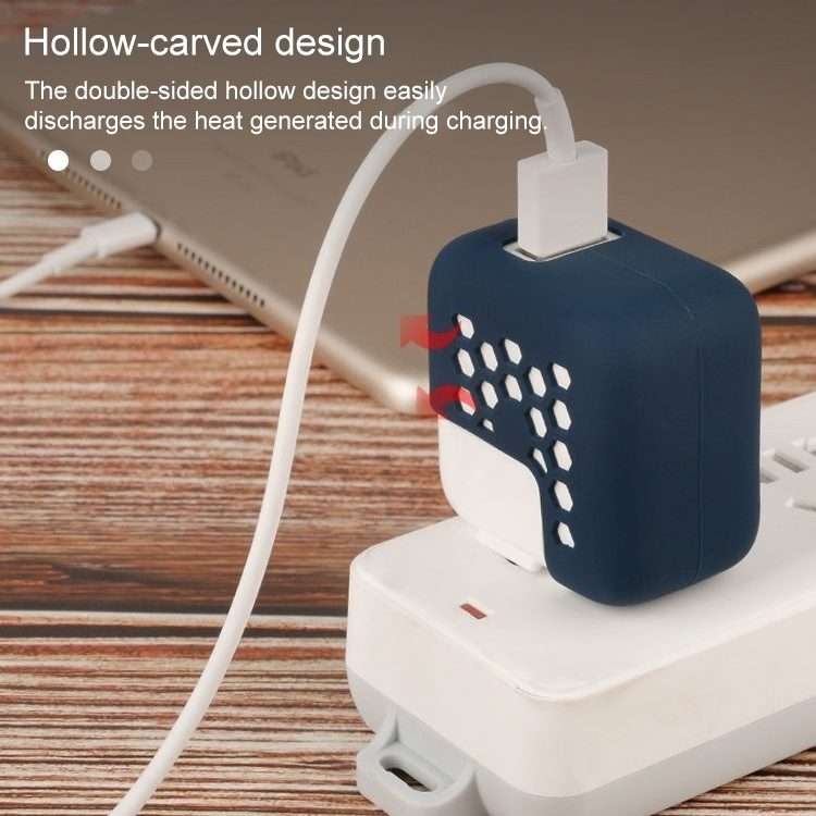 For Macbook Pro 60W / Pro Retina 61W 13 inch Power Adapter Protective Cover(Red)
