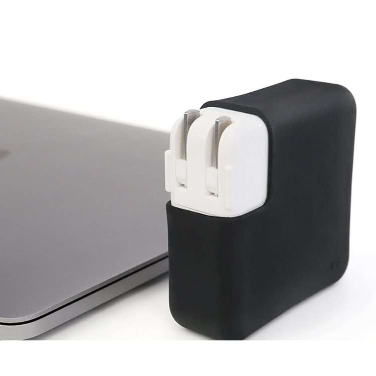 For Macbook Pro 13 inch 61W Power Adapter Protective Cover(Black)