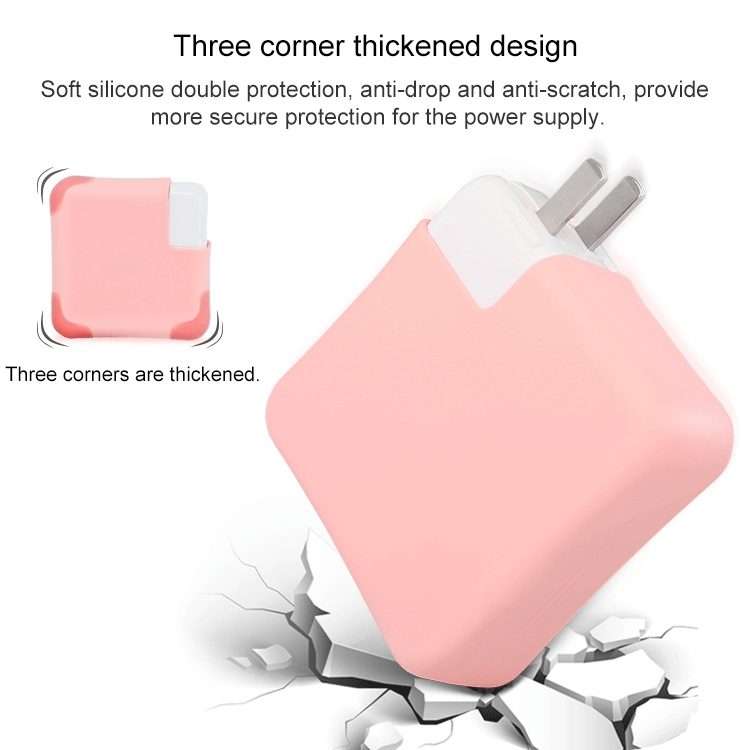 For Macbook Pro 13 inch 61W Power Adapter Protective Cover(Blue)