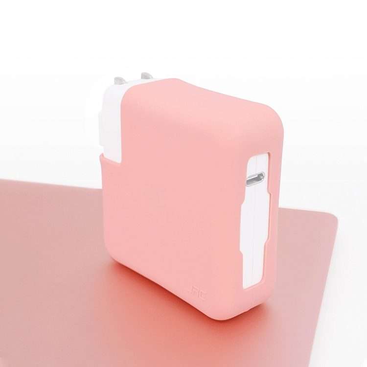 For Macbook Retina 13 inch 60W Power Adapter Protective Cover(Pink)