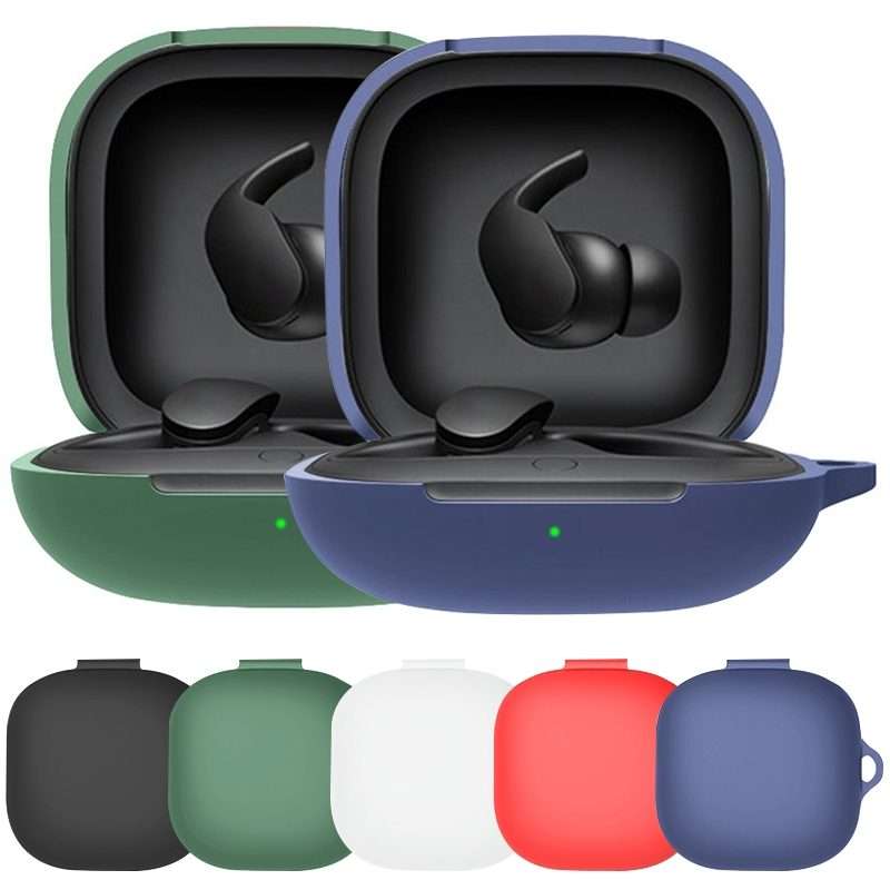 For Beats Fit Pro Wireless Earphone Silicone Protective Case(White)