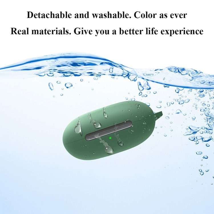 For Beats Fit Pro Wireless Earphone Silicone Protective Case(Dark Green)