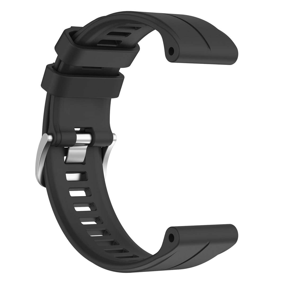 For Garmin Forerunner 955 / 255 / 745 22mm Silicone Watch Band(Black)