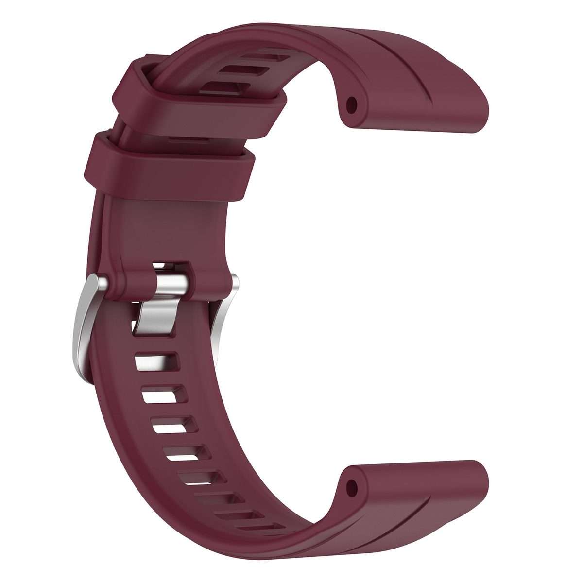 For Garmin Forerunner 955 / 255 / 745 22mm Silicone Watch Band(Wine Red)