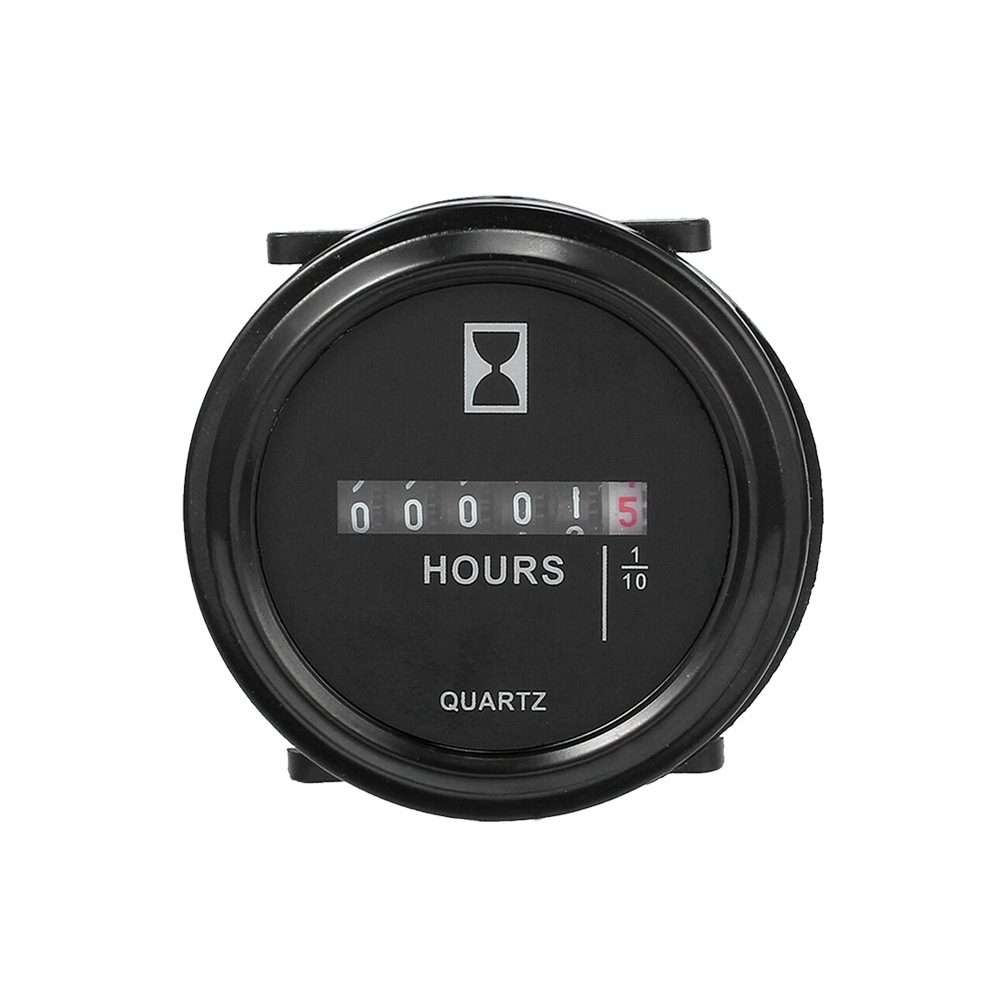 Mechanical Chronograph Marine Boat Engine Round ACDC Truck Chrono Hour Meter
