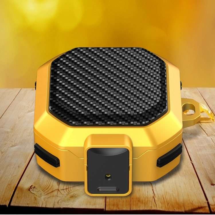 For Samsung Galaxy Buds Live/Buds Pro/Buds 2/2 Pro Anti-fall Earphones Case wit ... (Black Yellow)