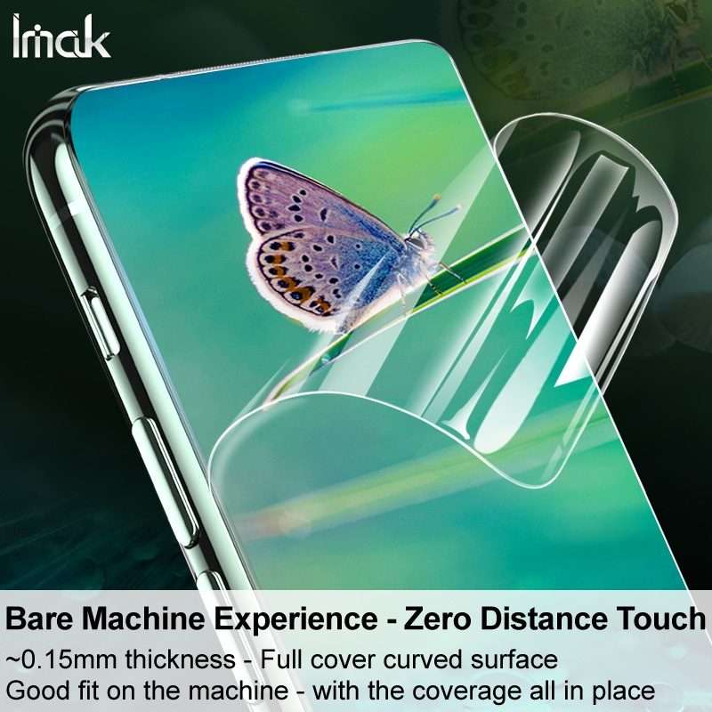 For OPPO Reno8 Pro 5G 2 PCS IMAK Curved Full Screen Hydrogel Film Front Protector