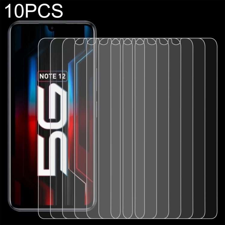10 PCS 0.26mm 9H 2.5D Tempered Glass Film For Infinix Note 12 5G