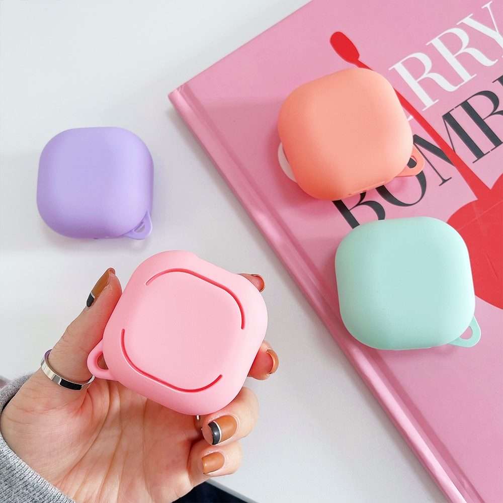 For Samsung Galaxy Buds Live Earphone PC Solid Color Frosted Protective Case(Midnight Blue)