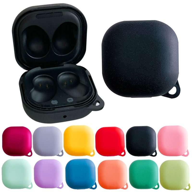 For Samsung Galaxy Buds Live Earphone PC Solid Color Frosted Protective Case(Midnight Blue)