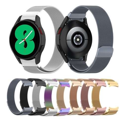 For Samsung Galaxy Watch 5 40mm / 44mm Milanese Watch Band(Space Grey)