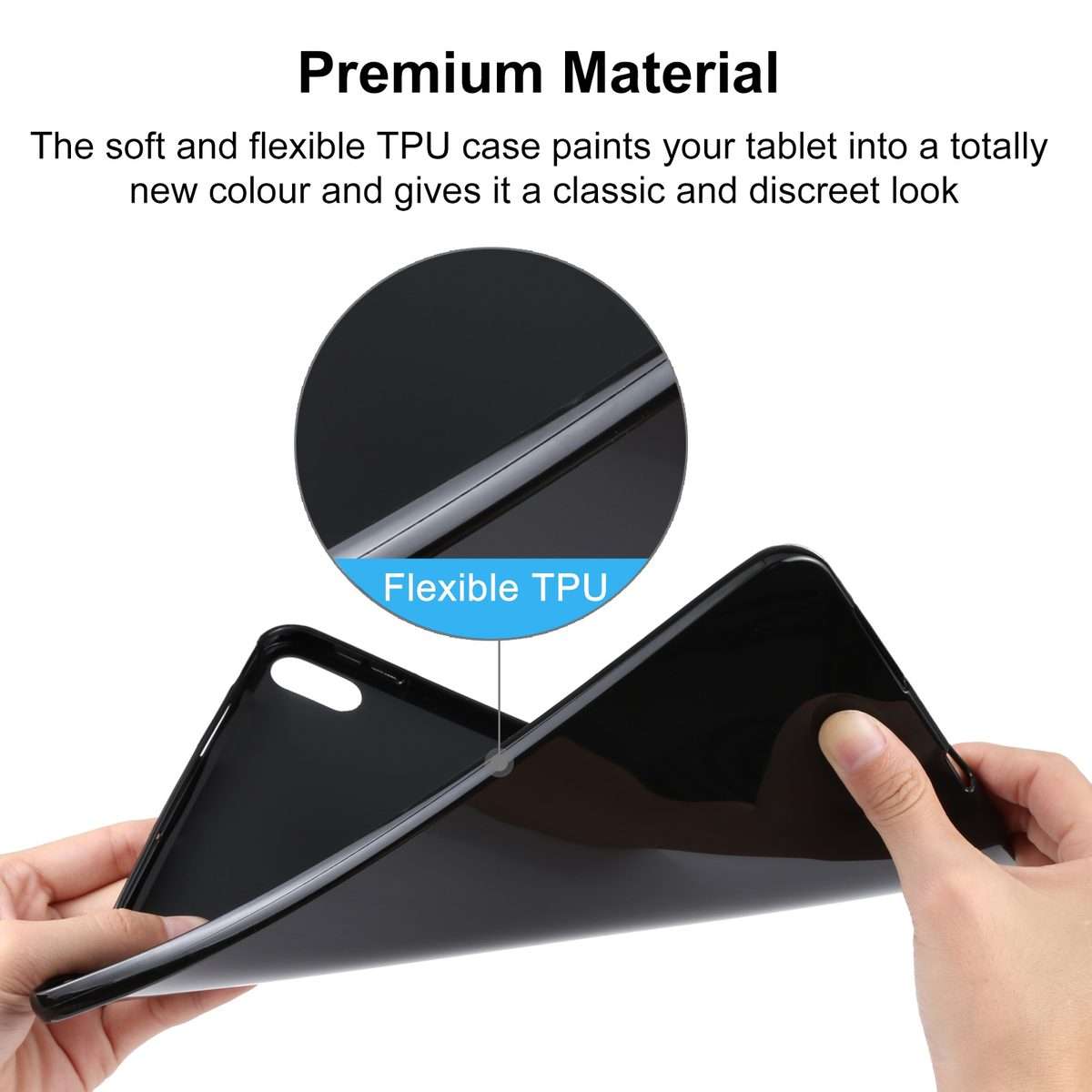For Amazon Kindle Fire HD 8 / 8 Plus 2020 TPU Tablet Case(Black)
