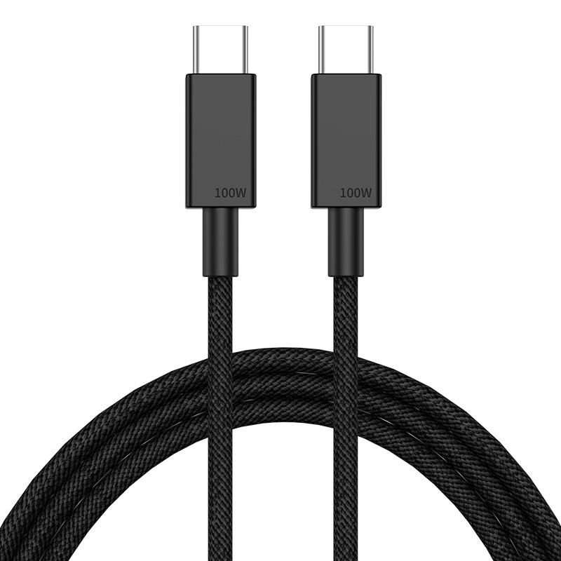 100W USB-C / Type-C to USB-C / Type-C Fast Charging Data Cable, Length:3m(Black)