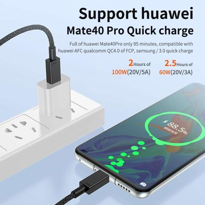 100W USB-C / Type-C to USB-C / Type-C Fast Charging Data Cable, Length:3m(Black)