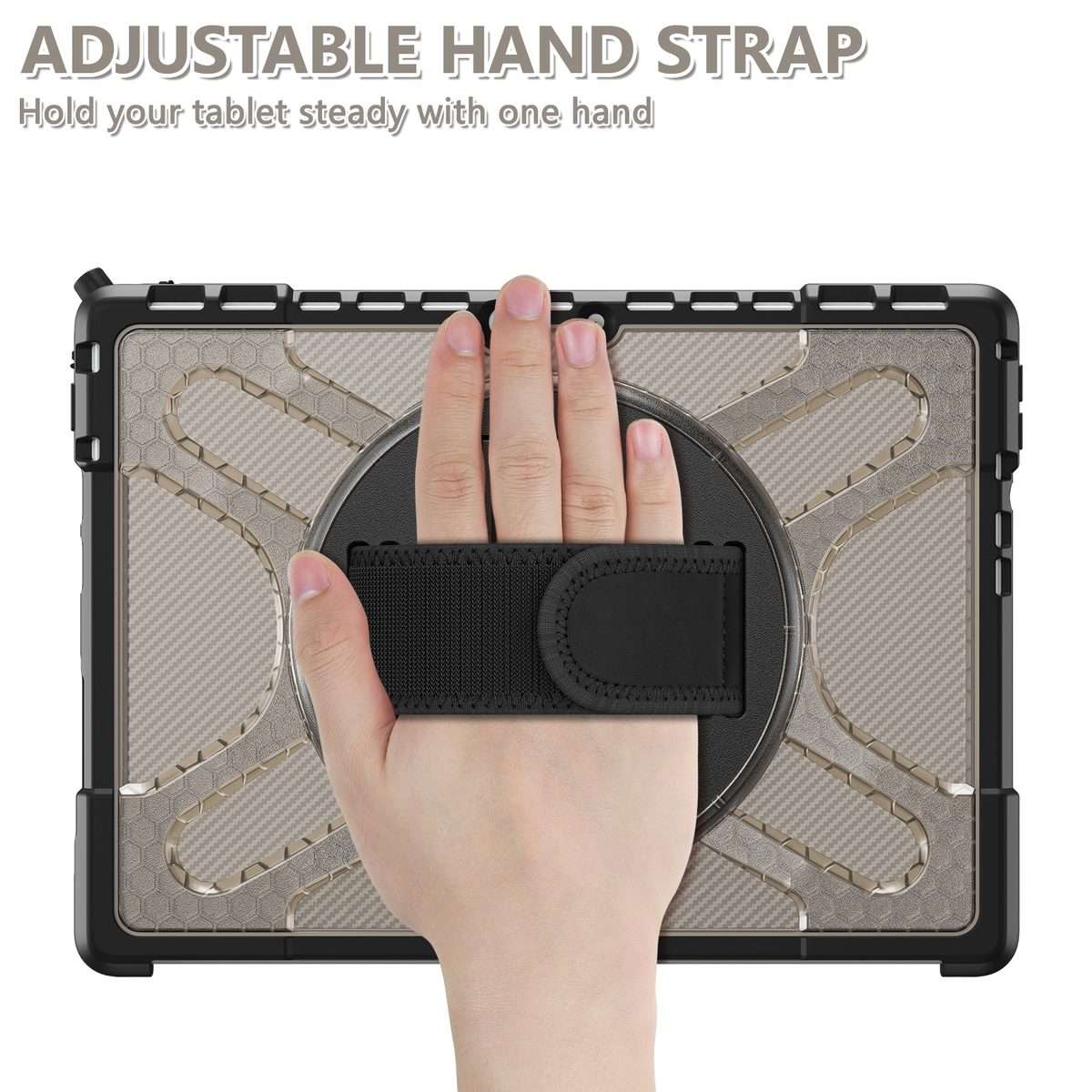 For MicroSoft Surface Pro 8 TPU + PC Tablet Case(Tea Color)