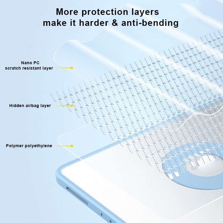 For iPad Pro 11 2022 / 2021 / 2020 / 2018 Front Stand Rotating Clear Back Smart Tab ... (Sky Blue)