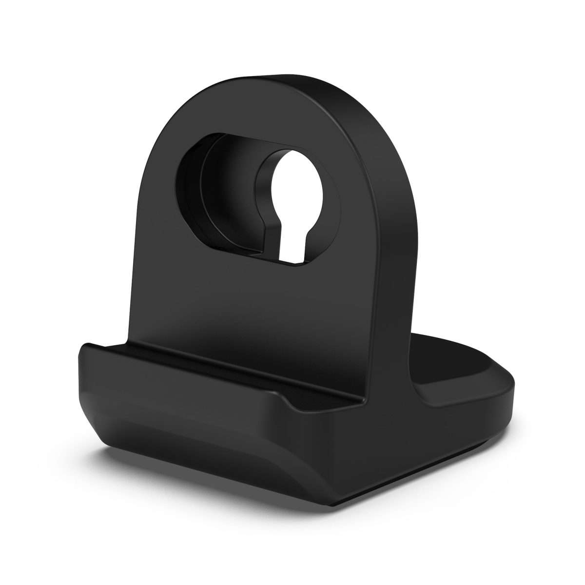 For Amazfit Bip 3 Silicone Stand without Charging Cable(Black)