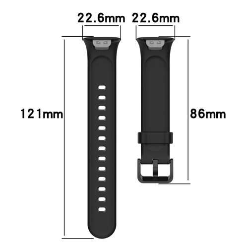 For Xiaomi Mi Band 7 Pro Solid Color Silicone Watch Band(Orange)