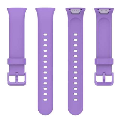 For Xiaomi Mi Band 7 Pro Solid Color Silicone Watch Band(Purple)