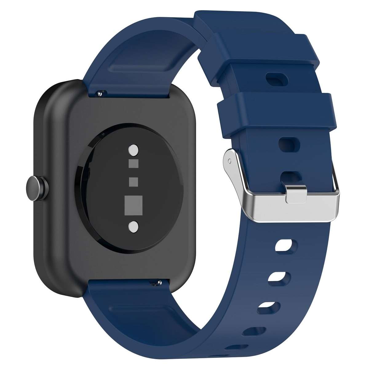 For Amazfit Bip 3 20mm Steps Style Silicone Watch Band(Royal Blue)