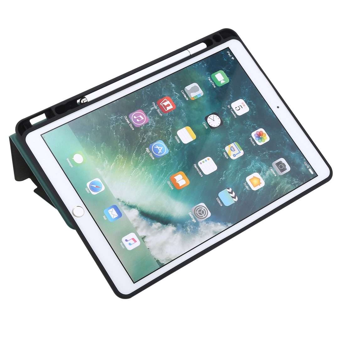 For iPad 10.2 2021 & 2020 & 2019 / Air 2019 / Pro 10.5 Electric Pressed Texture Horizon ... (Pink)