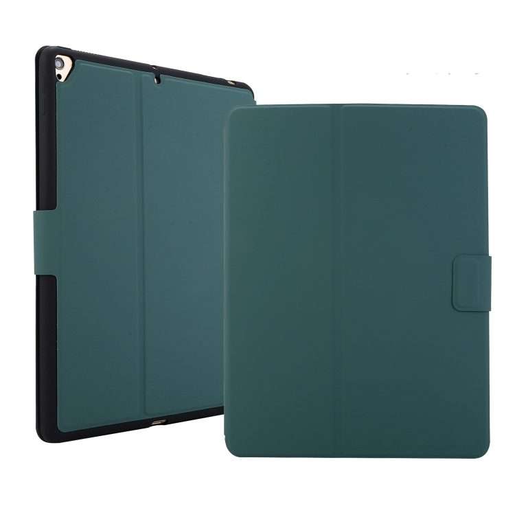 For iPad 10.2 2021 & 2020 & 2019 / Air 2019 / Pro 10.5 Electric Pressed Texture H ... (Dark Green)