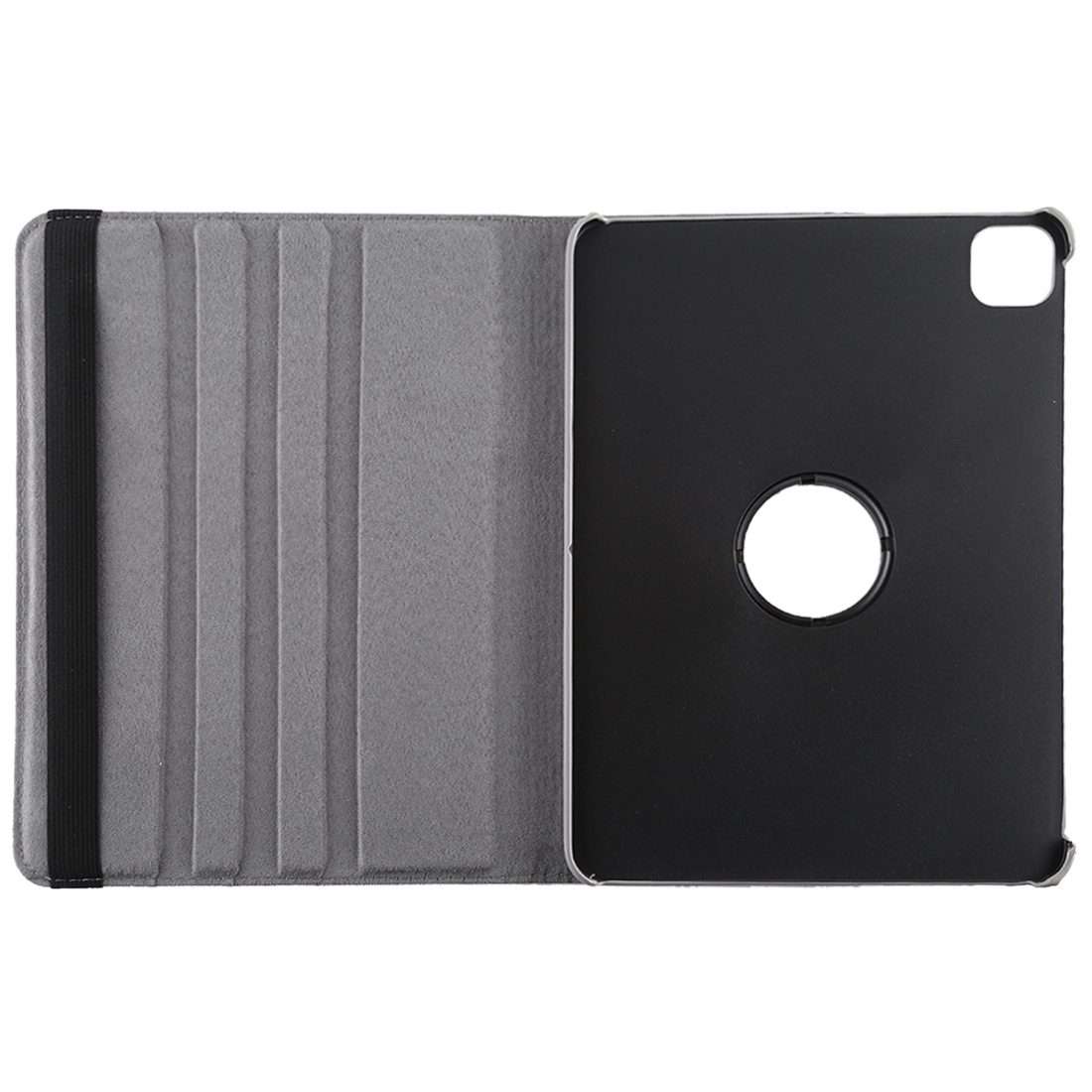 For iPad Air 13 2024 / iPad Pro 12.9 2022 / 2021 / 2020 Litchi Texture Horizontal Fli ... (Silver)