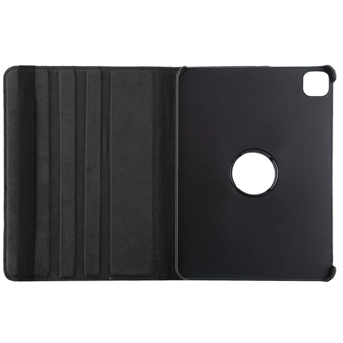 For iPad Pro 11 2022 / 2021 / 2020 / iPad Air 2020 10.9 Litchi Texture Horizontal Flip ... (Black)