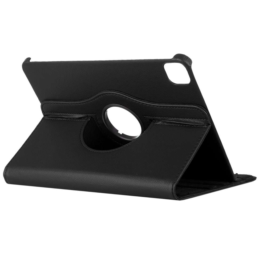 For iPad Pro 11 2022 / 2021 / 2020 / iPad Air 2020 10.9 Litchi Texture Horizontal Flip ... (Black)
