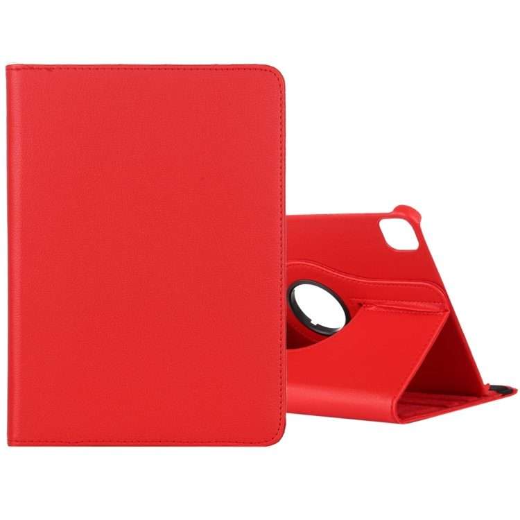 For iPad Pro 11 2022 / 2021 / 2020 / iPad Air 2020 10.9 Litchi Texture Horizontal Flip 3 ... (Red)