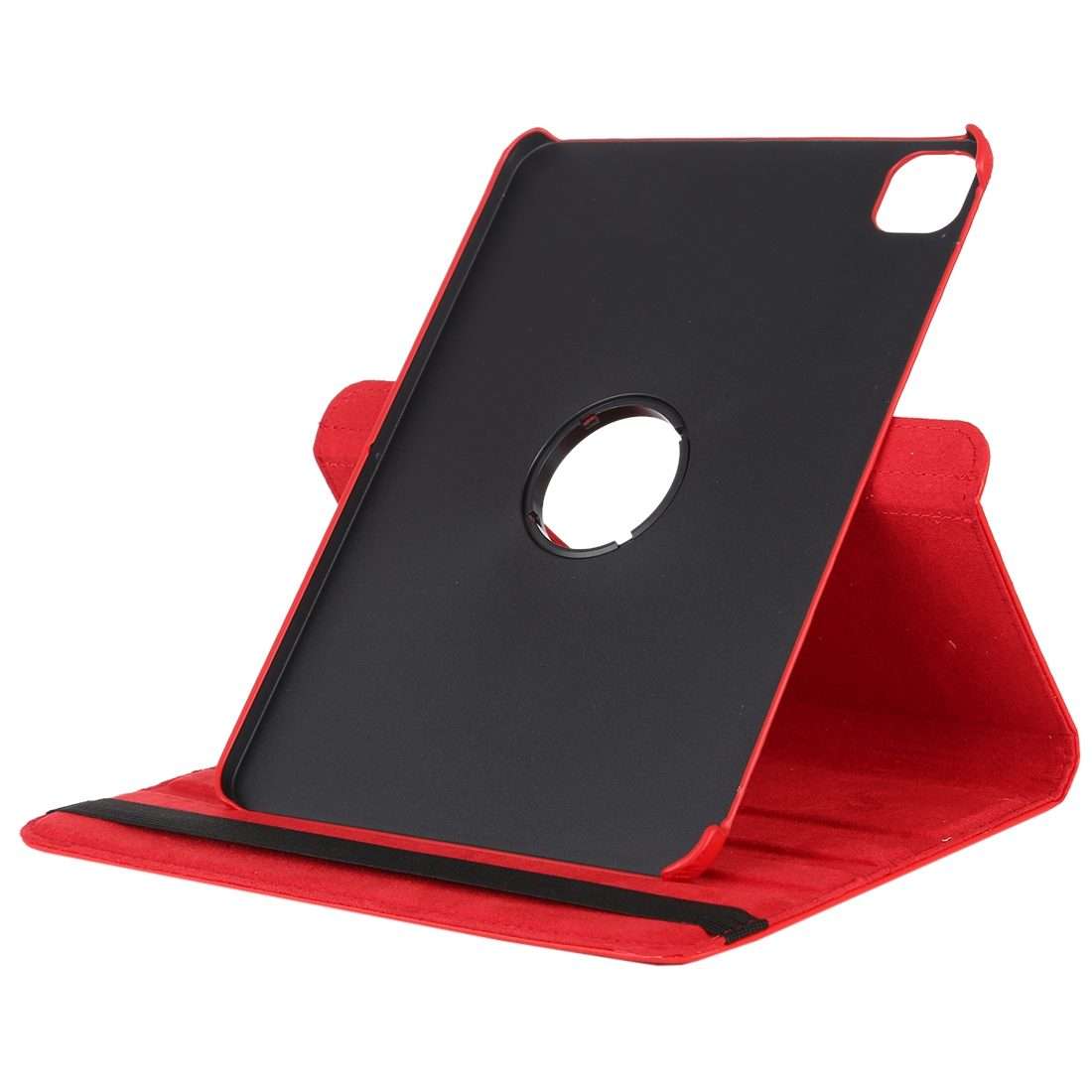 For iPad Pro 11 2022 / 2021 / 2020 / iPad Air 2020 10.9 Litchi Texture Horizontal Flip 3 ... (Red)