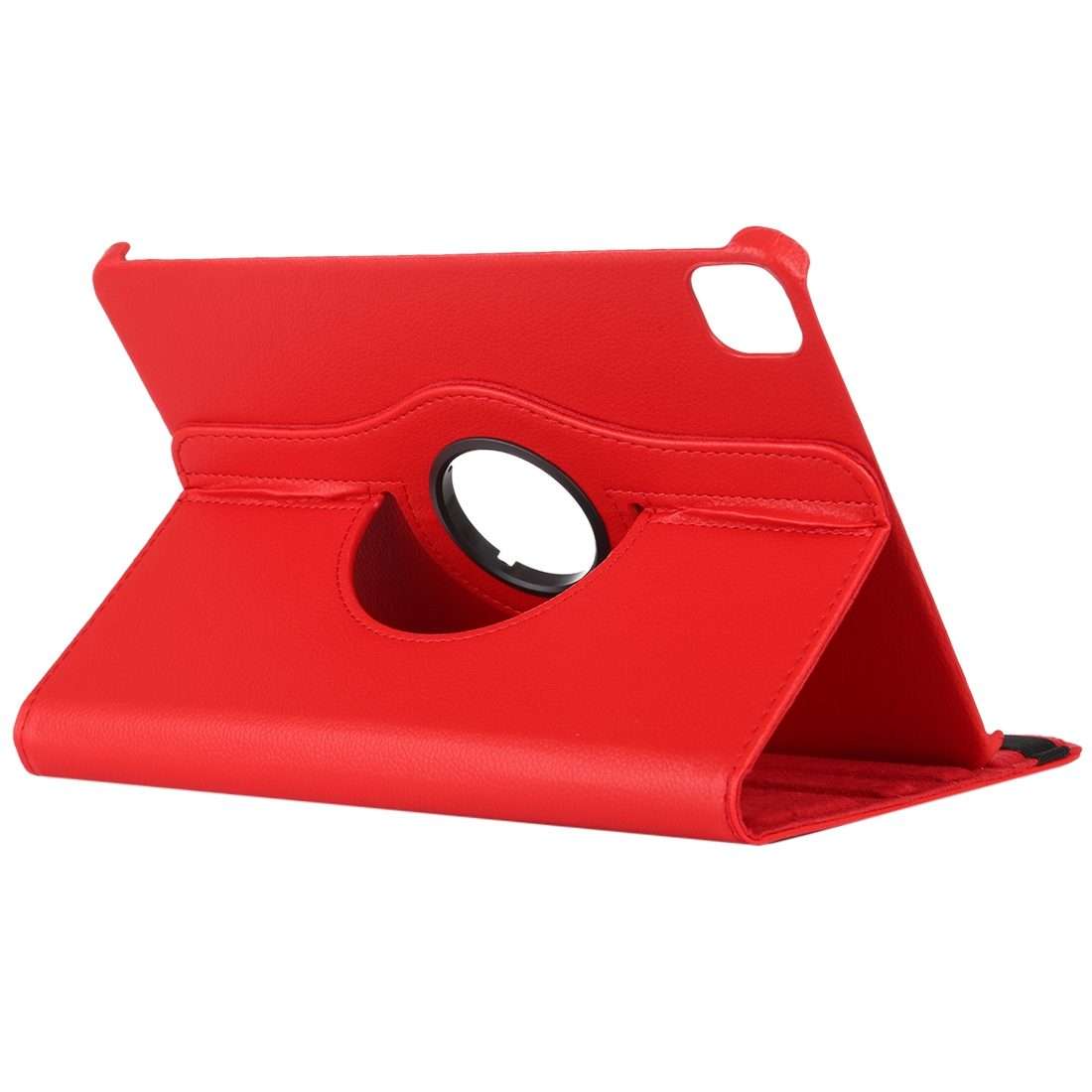 For iPad Pro 11 2022 / 2021 / 2020 / iPad Air 2020 10.9 Litchi Texture Horizontal Flip 3 ... (Red)