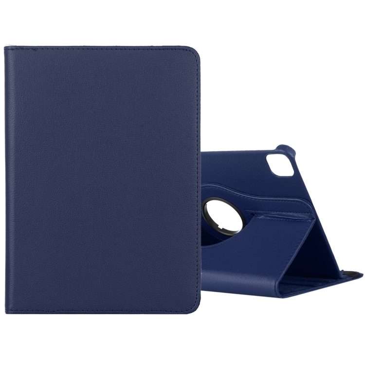 For iPad Pro 11 2022 / 2021 / 2020 / iPad Air 2020 10.9 Litchi Texture Horizontal Flip ... (Blue)