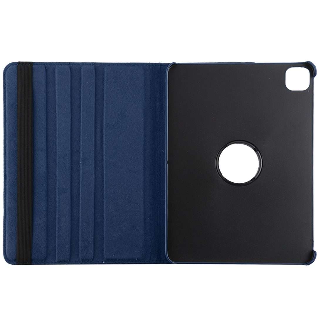 For iPad Pro 11 2022 / 2021 / 2020 / iPad Air 2020 10.9 Litchi Texture Horizontal Flip ... (Blue)