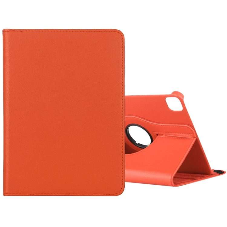 For iPad Pro 11 2022 / 2021 / 2020 / iPad Air 2020 10.9 Litchi Texture Horizontal Fli ... (Orange)