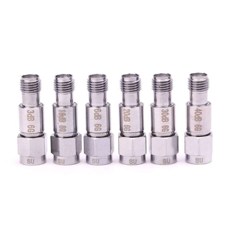 30dBi SMA Attenuator DC-6GHz SMA Coaxial Fixed Connectors