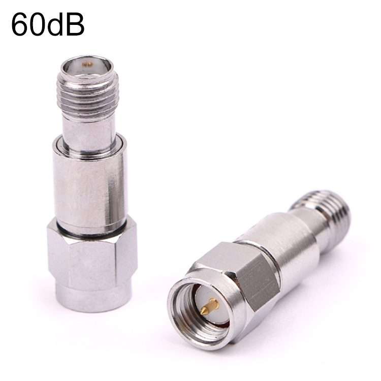 60dBi SMA Attenuator DC-6GHz SMA Coaxial Fixed Connectors